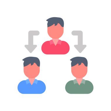 Vekil ikonu vektör olarak. Logotype