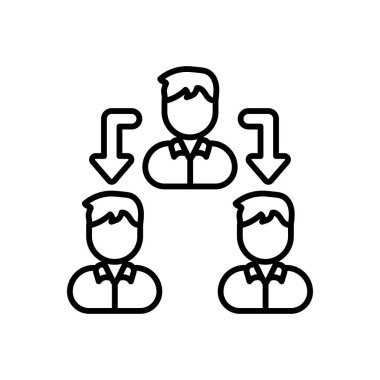 Vekil ikonu vektör olarak. Logotype