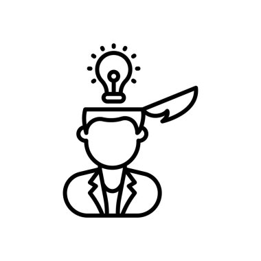 Vektör olarak büyük bir simge düşünün. Logotype