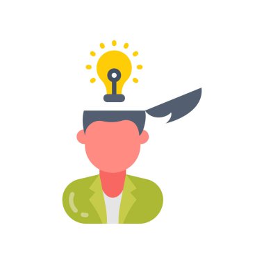 Vektör olarak büyük bir simge düşünün. Logotype