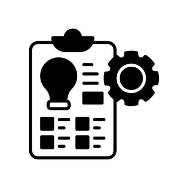 Project Management icon in vector. Logotype