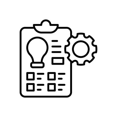 Project Management icon in vector. Logotype