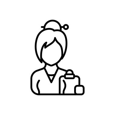 Vektör yardımcı simgesi. Logotype