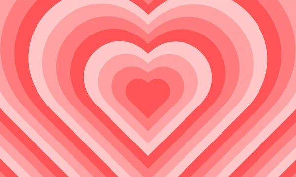 Рожевий Громіздкий Серцевий Фон Вектор — стоковий вектор