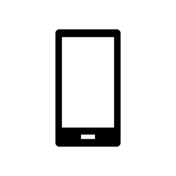 Cep telefonu simgesi. Akıllı telefon vektör illüstrasyonu