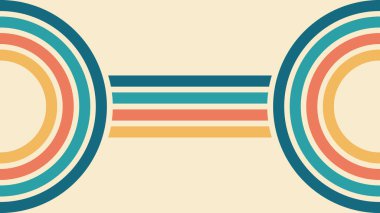 Renkli retro satır arkaplanı