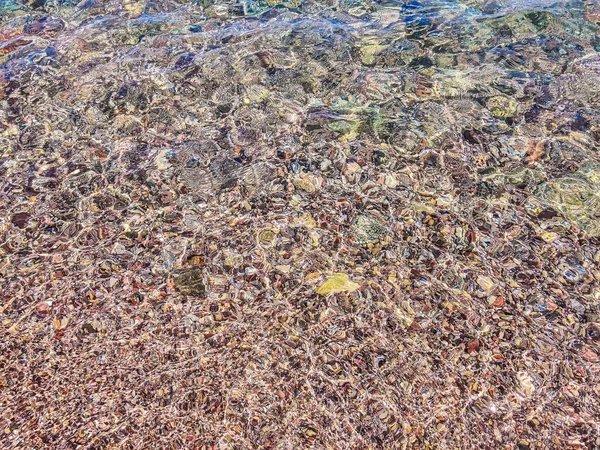 Geweldig Ontspannen Uitzicht Kust Met Zijn Zand Water Rotsen Sinai — Stockfoto