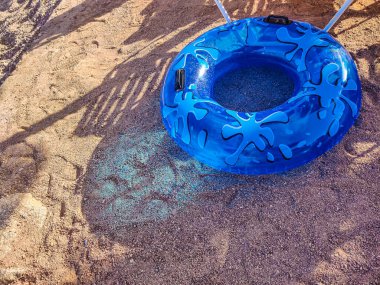 Dahab Mısır 'da Kumda Mavi Yüzen