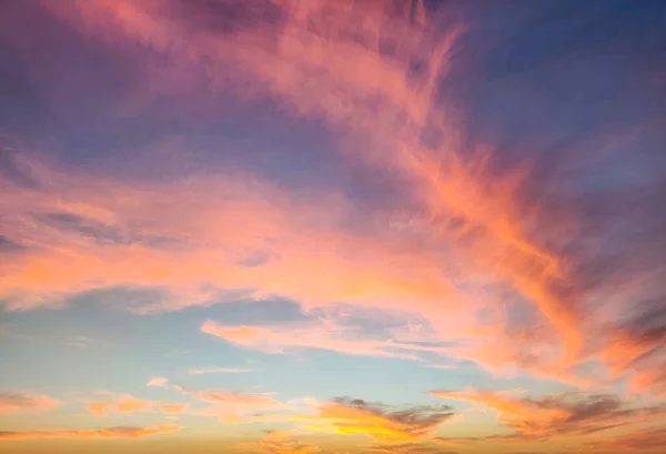 Красочное Небо Закате — стоковое фото
