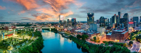 Nashville ufuk çizgisi gün batımı görüntüsü