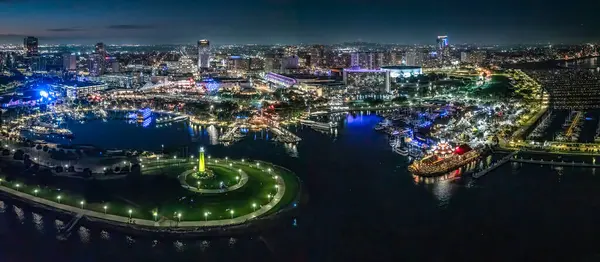 Long Beach California gece manzaralı