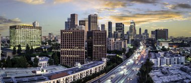 Los Angeles California silüeti