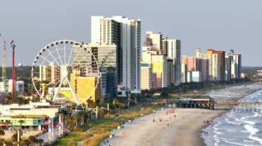 Myrtle Sahili Sahil Yolu Gün batımı manzarası
