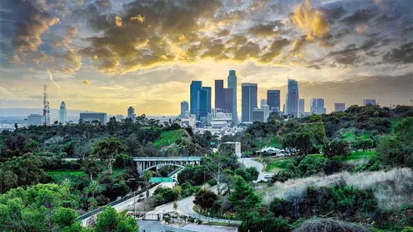 Los Angeles California Günbatımı