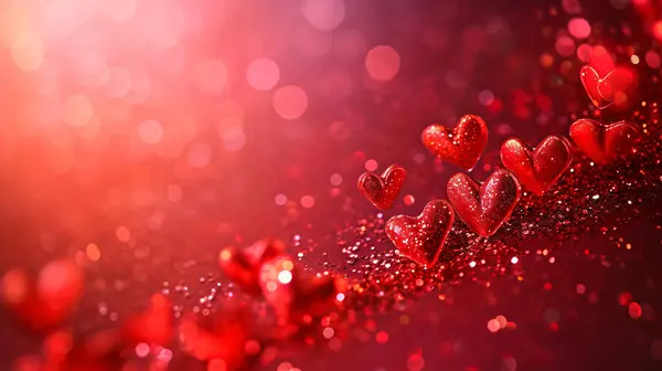 발렌타인 배경입니다 템플릿 사랑과 발렌타인 개념에 전단지 초대장 포스터 브로셔 — 스톡 사진