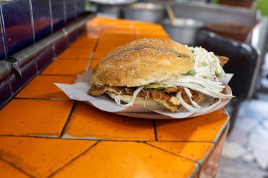 Cemitas sandviçi, geçici Meksika fast food.