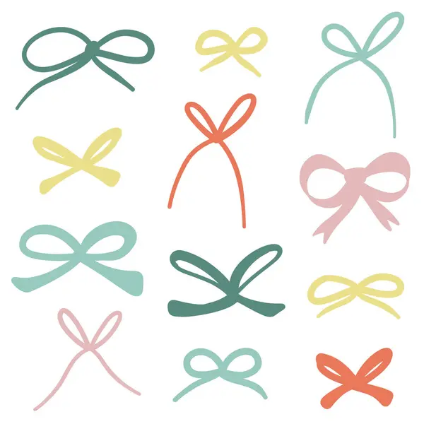 Cute ribbon decoration design Royalty Free Vector Image