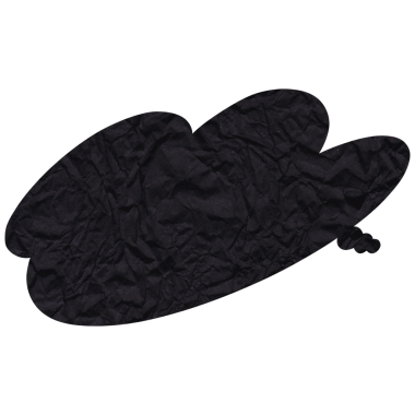 Konuşma balonu. Siyah buruşmuş kağıt konuşma balonu. Scrapbook kolajı mesaj ya da masaj için boş öge sohbet. Grunge tarzı. Şeffaf arkaplan 