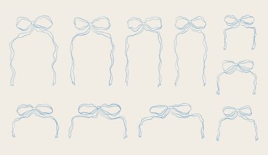 El çizimi kurdele çerçevesi seti. Tebeşir dalgalı kalem dokusu karalama kıvrımlı sınır koleksiyonu. Farklı boyutlarda: düğün davetiyesi, tebrik kartı, kartpostal tasarımı. Vintage vektör illüstrasyonu