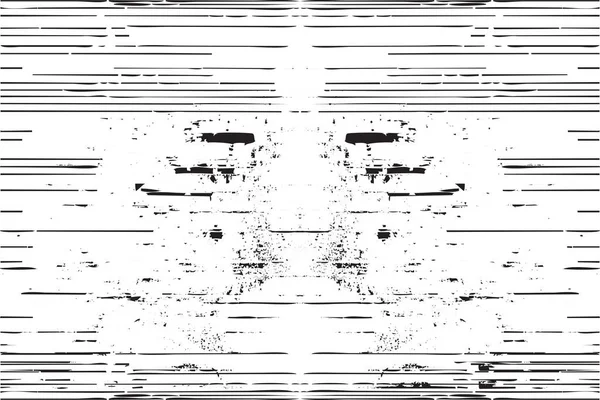 Black Grunge Effekt Textur Mit Linien Und Maserung Hintergrund Zerkratzte — Stockvektor