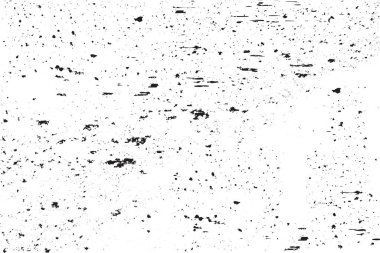 Paslı metal yüzey ve beyaz arka planda kumlu doku tasarımı. Sorunlu arka plan ve kirli beton yüzey vektörü. Soyut çizilmiş doku tasarımı. Arkaplan için lekeli grunge etkisi.