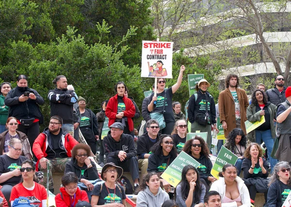 Oakland Mai 2023 Des Enseignants Des Partisans Manifestent Lors Rassemblement — Photo