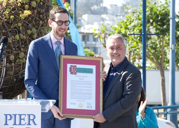 San Francisco Σεπτεμβρίου 2023 Γερουσιαστής Scott Wiener Απονέμει Βραβείο Στον — Φωτογραφία Αρχείου