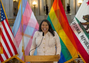 San Francisco, CA - 01 Ağustos 2024: Belediye Başkanı London Breed, San Franciscos 'un 3.. 