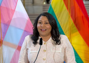 San Francisco, CA - 01 Ağustos 2024: Belediye Başkanı London Breed, San Franciscos 'un 3.. 