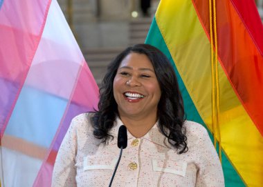 San Francisco, CA - 01 Ağustos 2024: Belediye Başkanı London Breed, San Franciscos 'un 3.. 