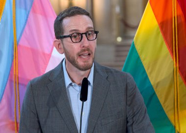 San Francisco, CA - 01 Ağustos 2024: Eyalet Senatörü Scott Wiener, San Franciscos 'un 3.. 