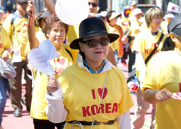 stock image San Francisco, CA - Aug 10, 2024: Participants in the 31st annual Pistahan Parade, a colorful display of Filipino community pride and diversity.