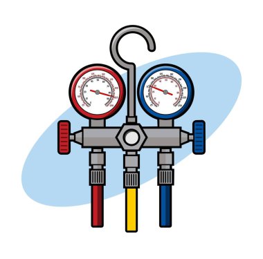 HVAC Manometre Tasarım Çizim Vektörü eps biçimi, tasarım ihtiyaçlarınız, logonuz, illüstrasyonunuz, animasyonunuz vs. için uygundur.