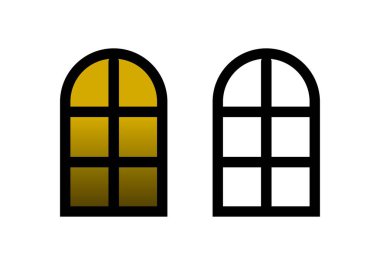 Glass Window Design Illustration vector eps format , suitable for your design needs, logo, illustration, animation, etc. clipart