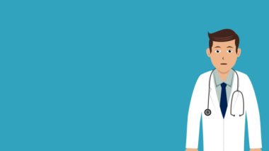 Doktor Sunum Animasyonu Video 4K projeniz için uygun eğitim, şirket, pazarlama vs.