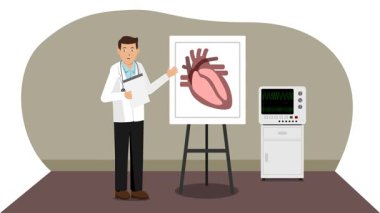 Kardiyolog Sunum Animasyonu Video 4K projeniz için uygun eğitim şirketi pazarlaması vs.