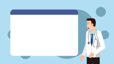 Erkek Doktor Sunum Animasyon Video 4K Proje ihtiyaçlarınız için uygun