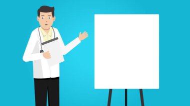 Erkek Doktor Sunum Animasyon Video 4K Proje ihtiyaçlarınız için uygun
