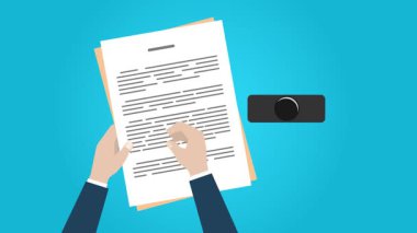 Proje ihtiyaçlarınız için uygun olan Belge Canlandırma Video 4K üzerindeki pul onaylandı