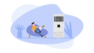 Klimalı Oda Sistem Canlandırma Video 4K Proje ihtiyaçlarınız için uygun