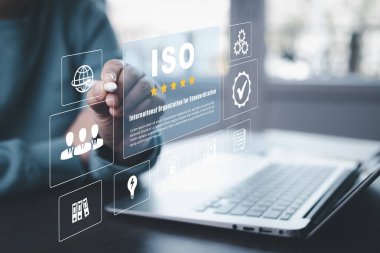 ISO standartları kalite kontrol kavramı, güvence garantisi, kalite kontrol standartları, uluslararası standartlar organizasyonu ve iş teknolojisi kavramını araştıran iş adamları