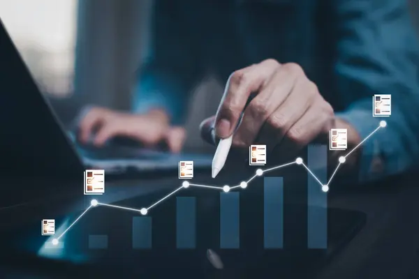 Analytics and Data Management Systems. Business Analytics and Data Management Systems to make reports with KPI  and metrics connected to the database for technology finance