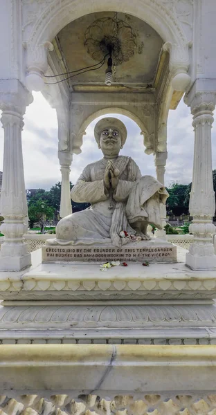 2007 Estatua Mármol Del Fundador Rai Badridas Bahadoor Mookim 1867 —  Fotos de Stock