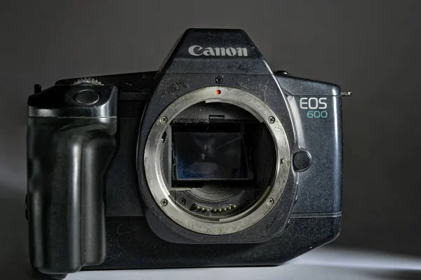 December 2017 Vintage Eos 600 Canon Eos Electro Optical System — 图库照片