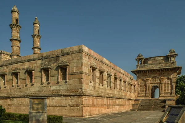2007 Jami Masjid Champaner Pavagadh Património Mundial Unesco Parque Arqueológico — Fotografia de Stock