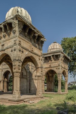 10 19 2007 Sikander Shah Tomb.Champaner Pavagadh Vadodara Gujarat yakınlarındaki UNESCO dünya mirası sahası.