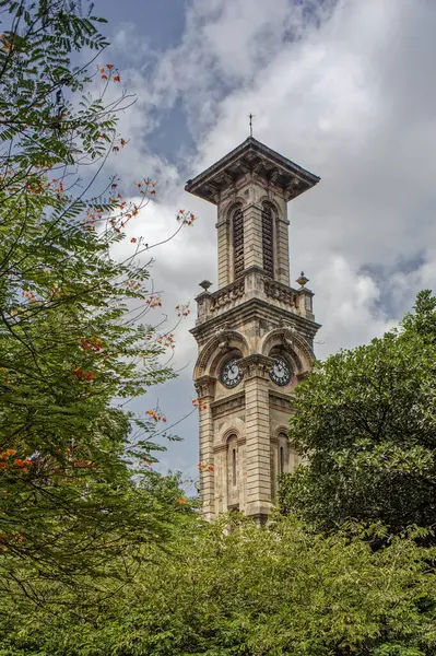 stock image 05 31 2009  David Sassoon Clock Tower, Jijamata Udyan (Zoo), Byculla, Mumbai - India asia