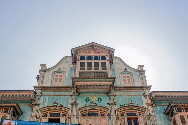 01 28 2010 Avrupa aromalı eski Havelis ve Viktorya dönemi konakları Bohra Vad Sidhpur Kuzey Gujarat Hindistan 'da