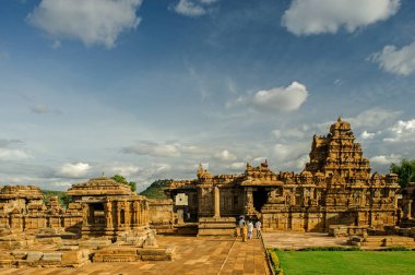 06 Haziran 2008 Pattadakal tapınak kompleksi, UNESCO dünya mirası bölgesi, Karnataka, Hindistan 