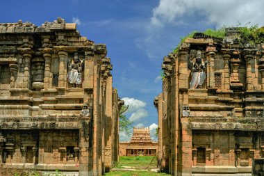 08 21 2009 Chola kralı Raja Raja II.Temple Airavateswra, Darasuram, şimdi UNESCO dünya mirası bölgesi Tamilnadu INDIA